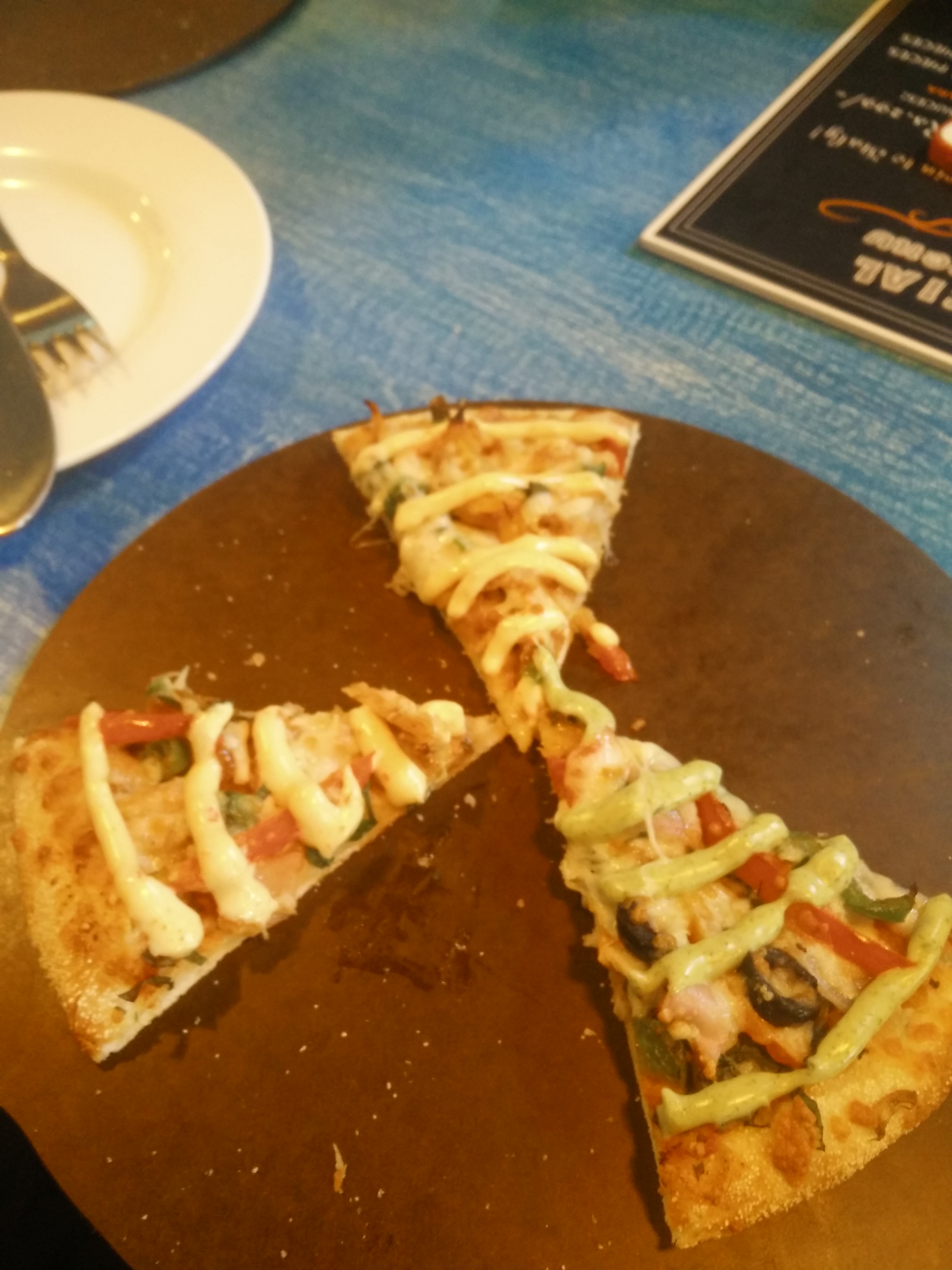 Peri Peri and Pesto Pizza Slices