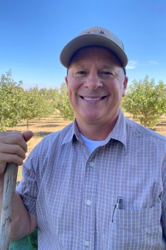 American Pistachio grower Mr. Rich Kreps (Middle Aged American Pistachio Farmer)